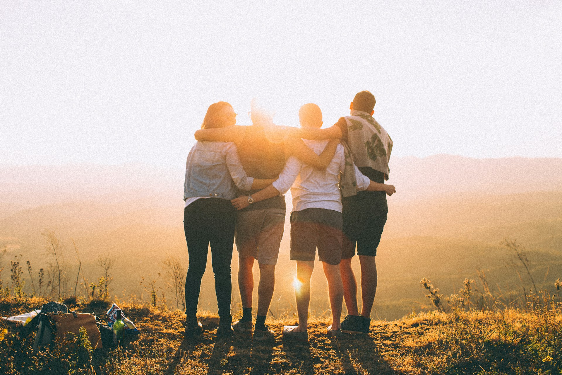Four Person Sunset