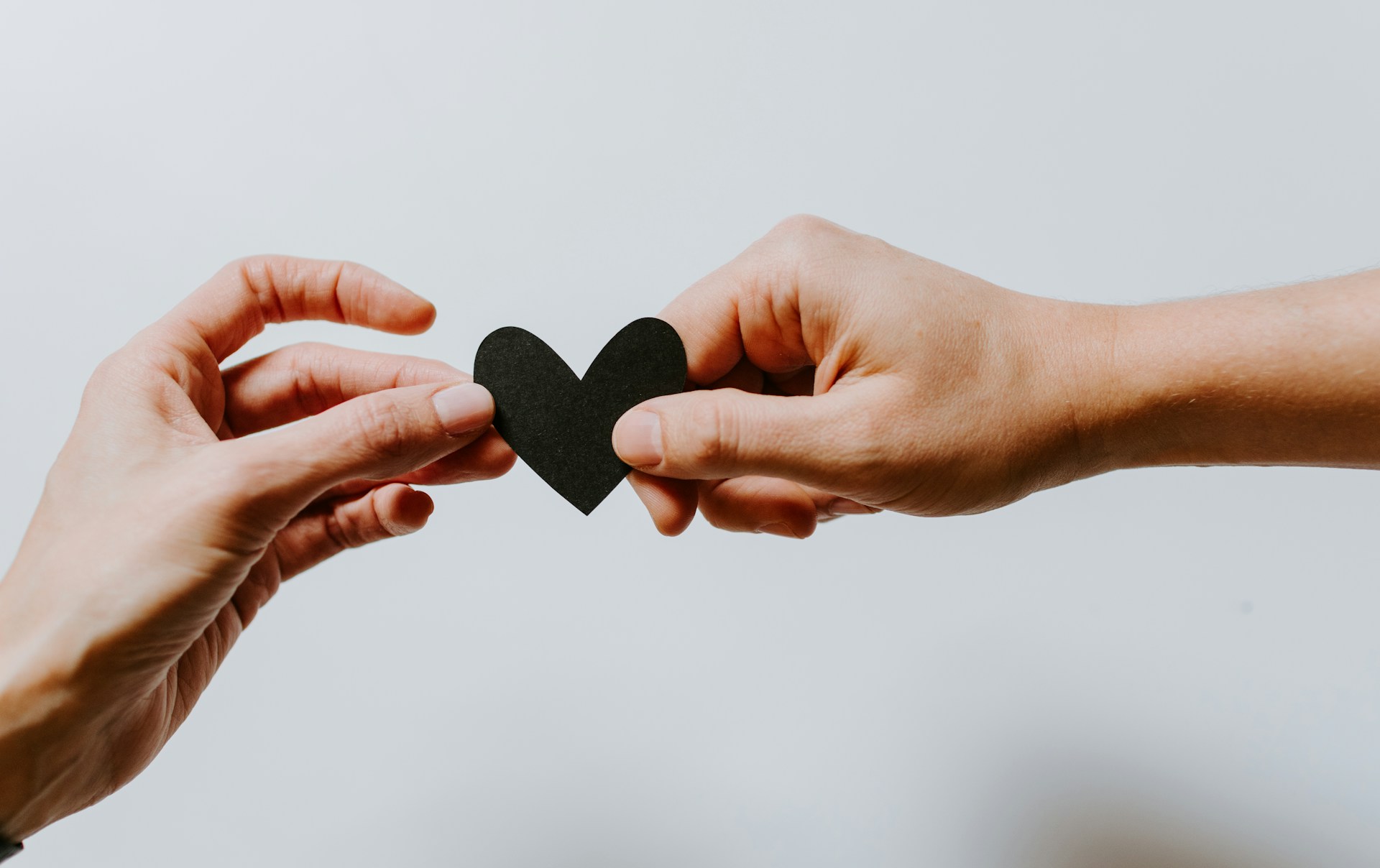Two Person Papercut Heart